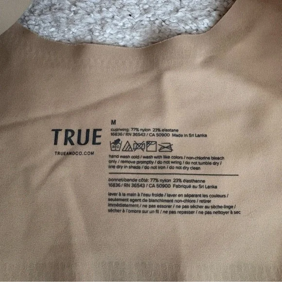 True & Co. Scoopneck Seamless Tan Bralette - Picture 5 of 9